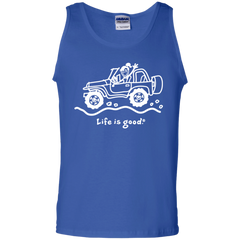 Life Is Good Jeep Tank Top For Women - NINONINE