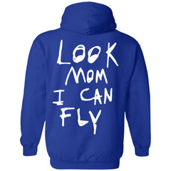 Look Mom I Can Fly Hoodie Dark - Royal - NINONINE