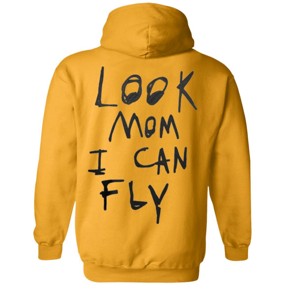 Look Mom I Can Fly Hoodie - Gold - NINONINE