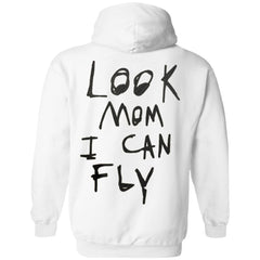 Look Mom I Can Fly Hoodie - White - NINONINE