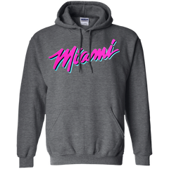 Miami Heat Vice Hoodie - Dark Heather / S - Sweatshirts