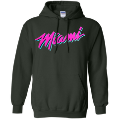 Miami Heat Vice Hoodie - Forest Green / S - Sweatshirts