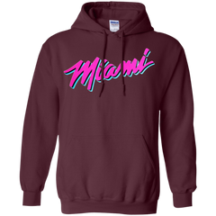 Miami Heat Vice Hoodie - Maroon / S - Sweatshirts