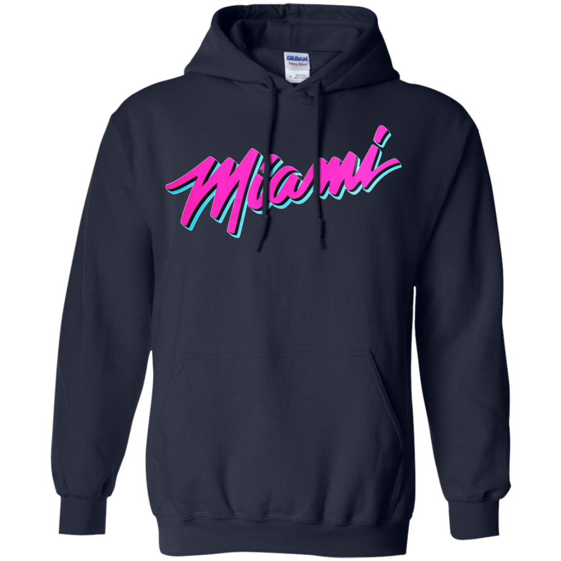 Miami Heat Vice Hoodie - Navy / S - Sweatshirts