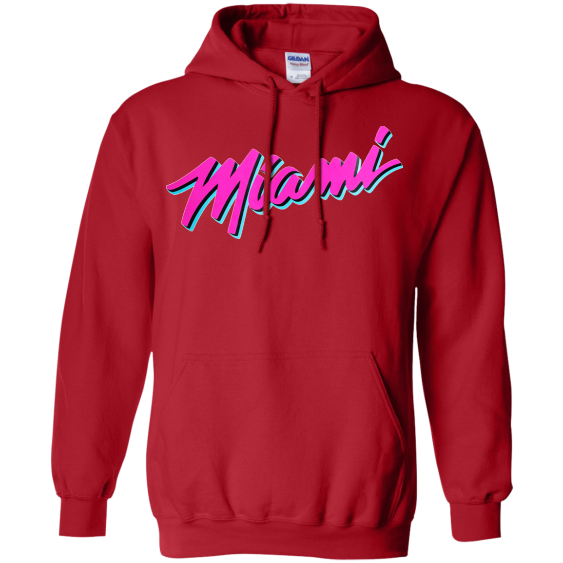 Miami Heat Vice Hoodie - Red / S - Sweatshirts