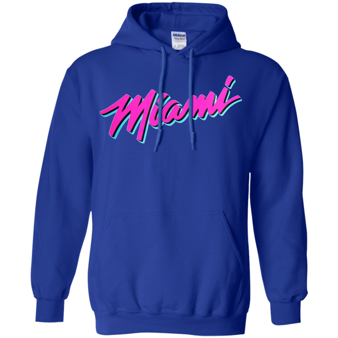 Miami Heat Vice Hoodie - Royal / S - Sweatshirts