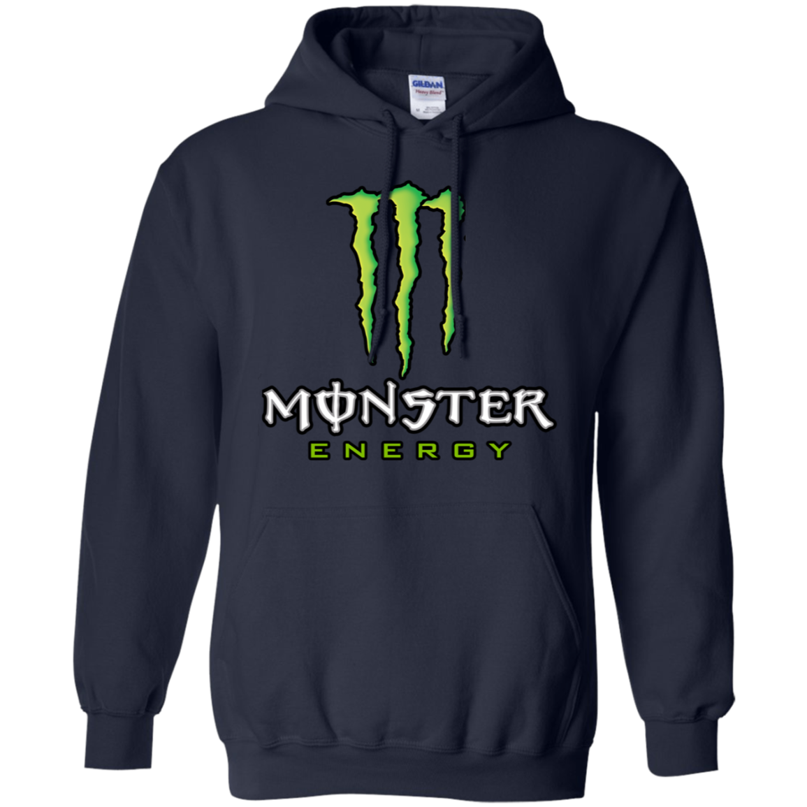 Monster Energy Hoodie - Navy / S - Sweatshirts