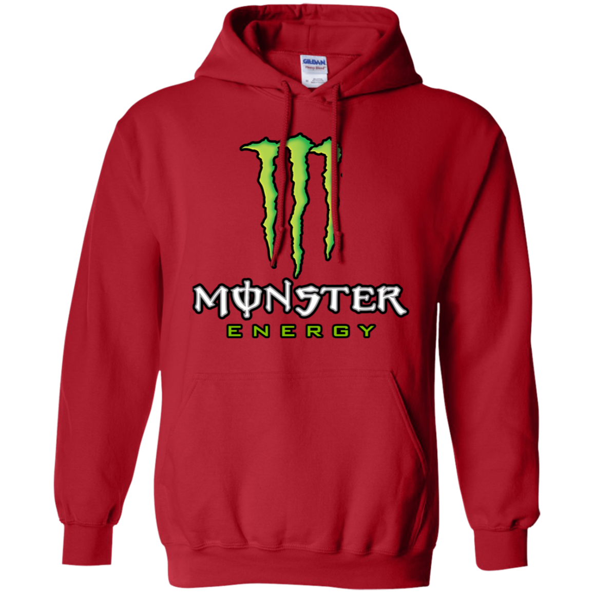 Monster Energy Hoodie - Red / S - Sweatshirts