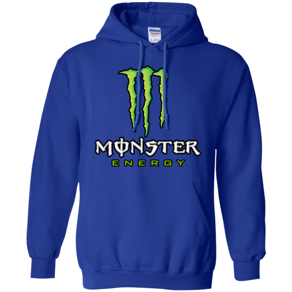 Monster Energy Hoodie - Royal / S - Sweatshirts