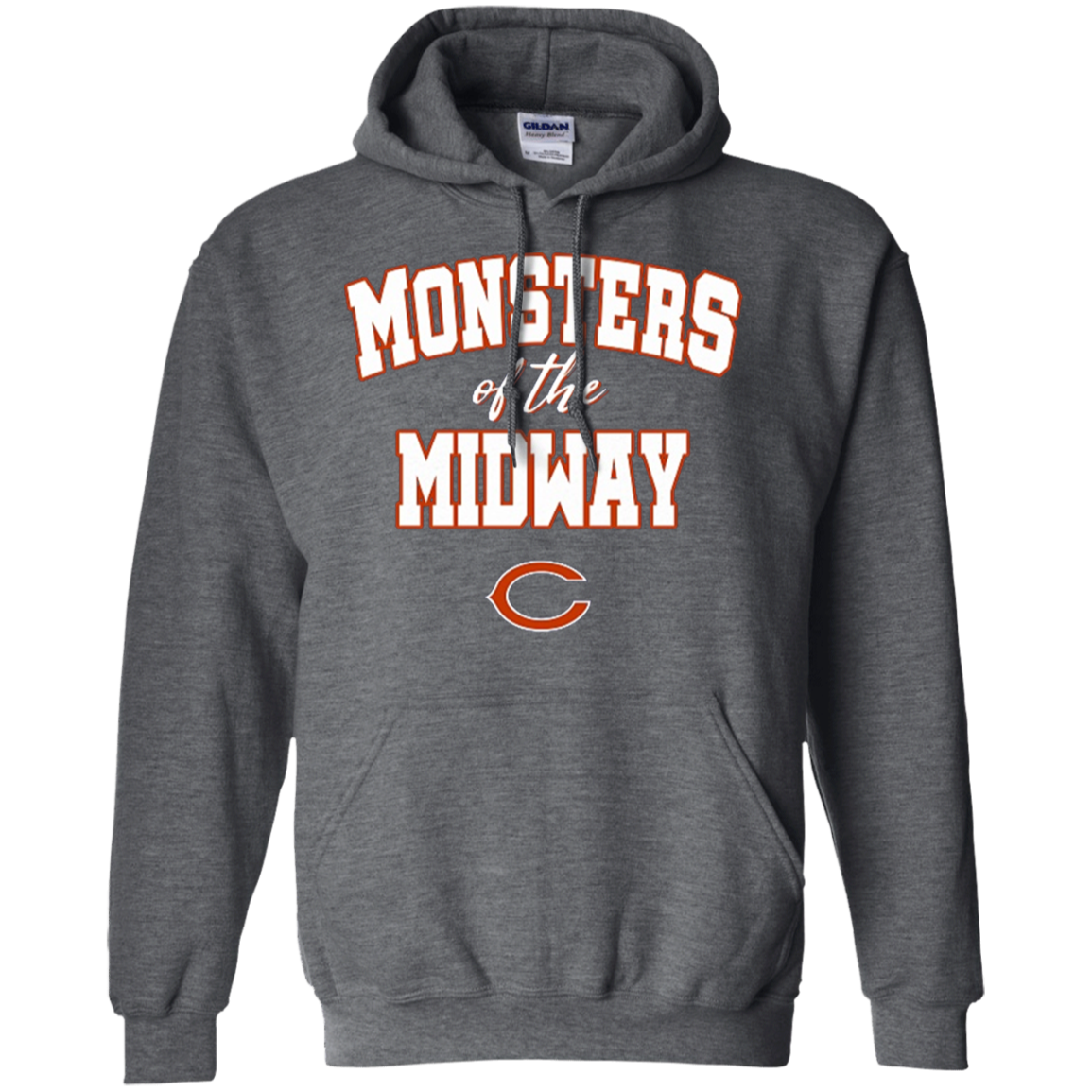 Monsters Of The Midway Hoodie - Dark Heather / S -