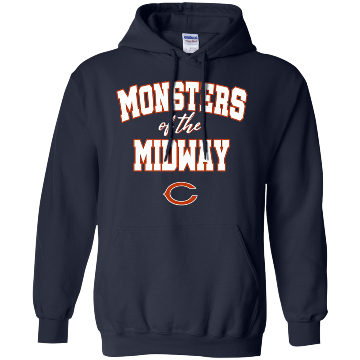 Monsters Of The Midway Hoodie - Navy / S - Sweatshirts