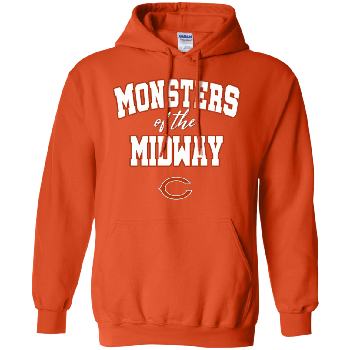 Monsters Of The Midway Hoodie - Orange / S - Sweatshirts