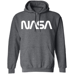 Nasa Hoodie Mens - Dark Heather - NINONINE