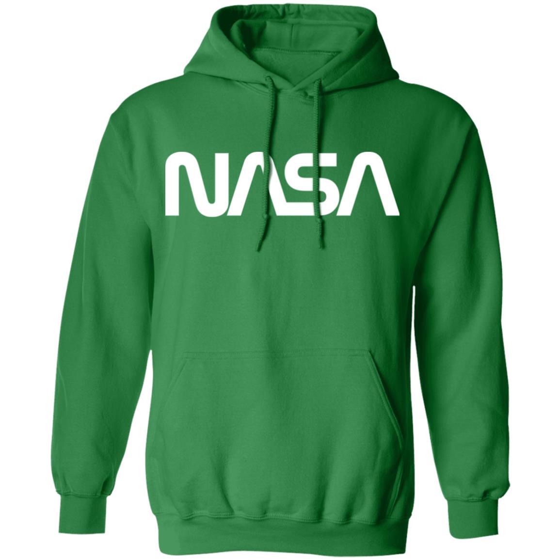 Nasa Hoodie Mens - Irish Green - NINONINE