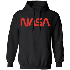 Nasa Hoodie Mens Red - Black - NINONINE