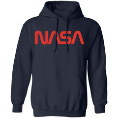 Nasa Hoodie Mens Red - Navy - NINONINE