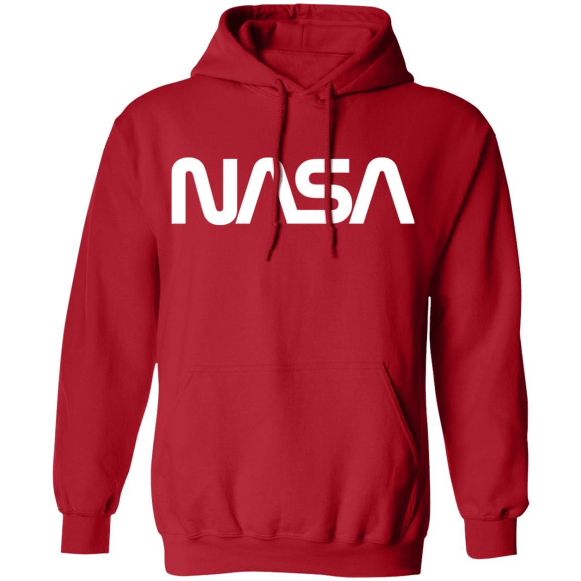 Nasa Hoodie Mens - Red - NINONINE