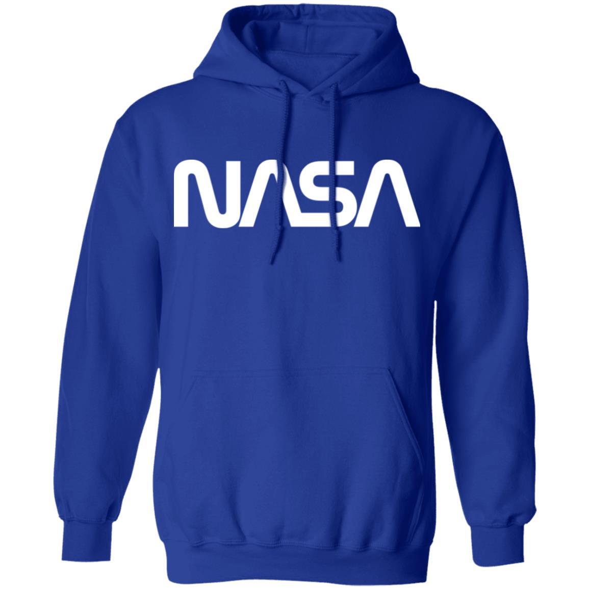 Nasa Hoodie Mens - Royal - NINONINE