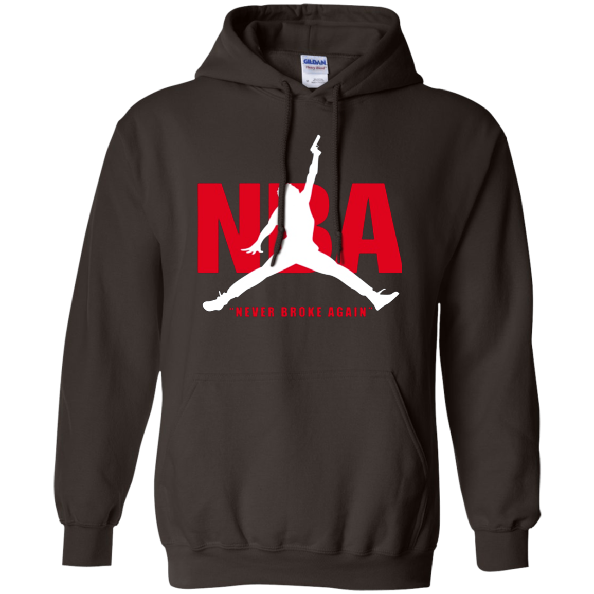 NBA Youngboy Hoodie - Dark Chocolate / S - Sweatshirts