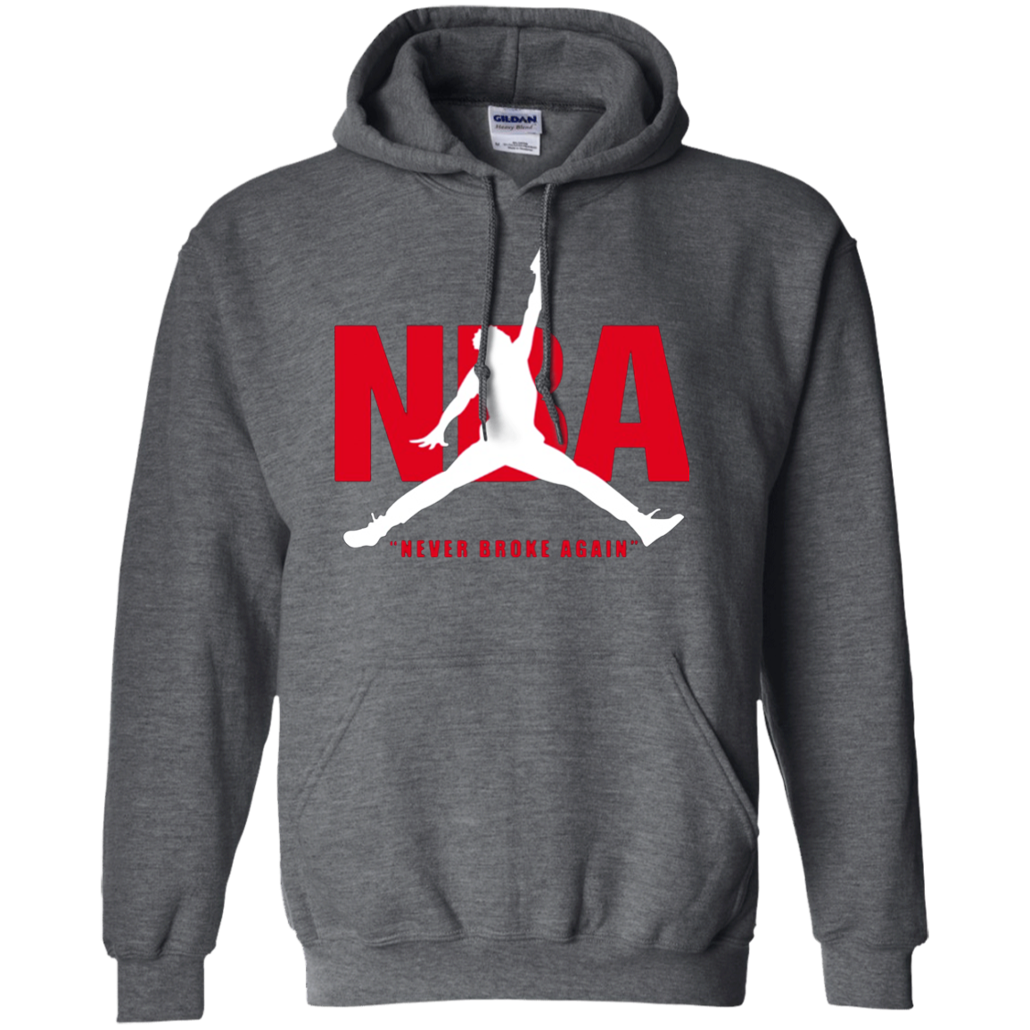 NBA Youngboy Hoodie - Dark Heather / S - Sweatshirts