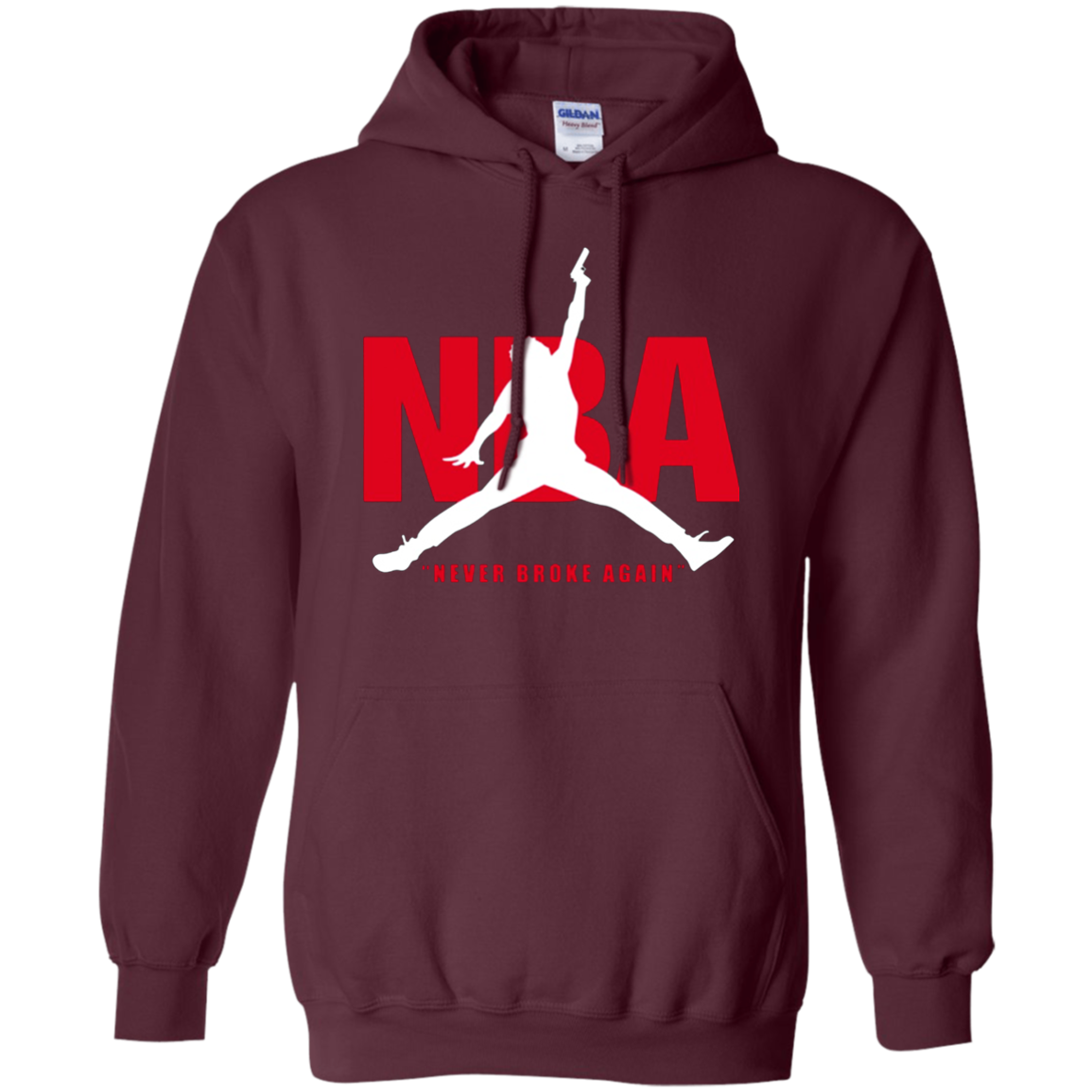 NBA Youngboy Hoodie - Maroon / S - Sweatshirts