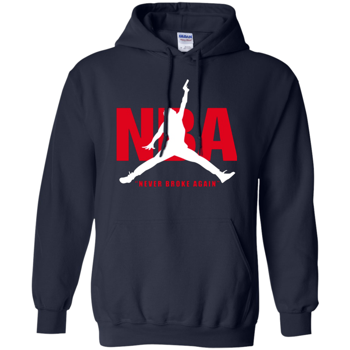 NBA Youngboy Hoodie - Navy / S - Sweatshirts