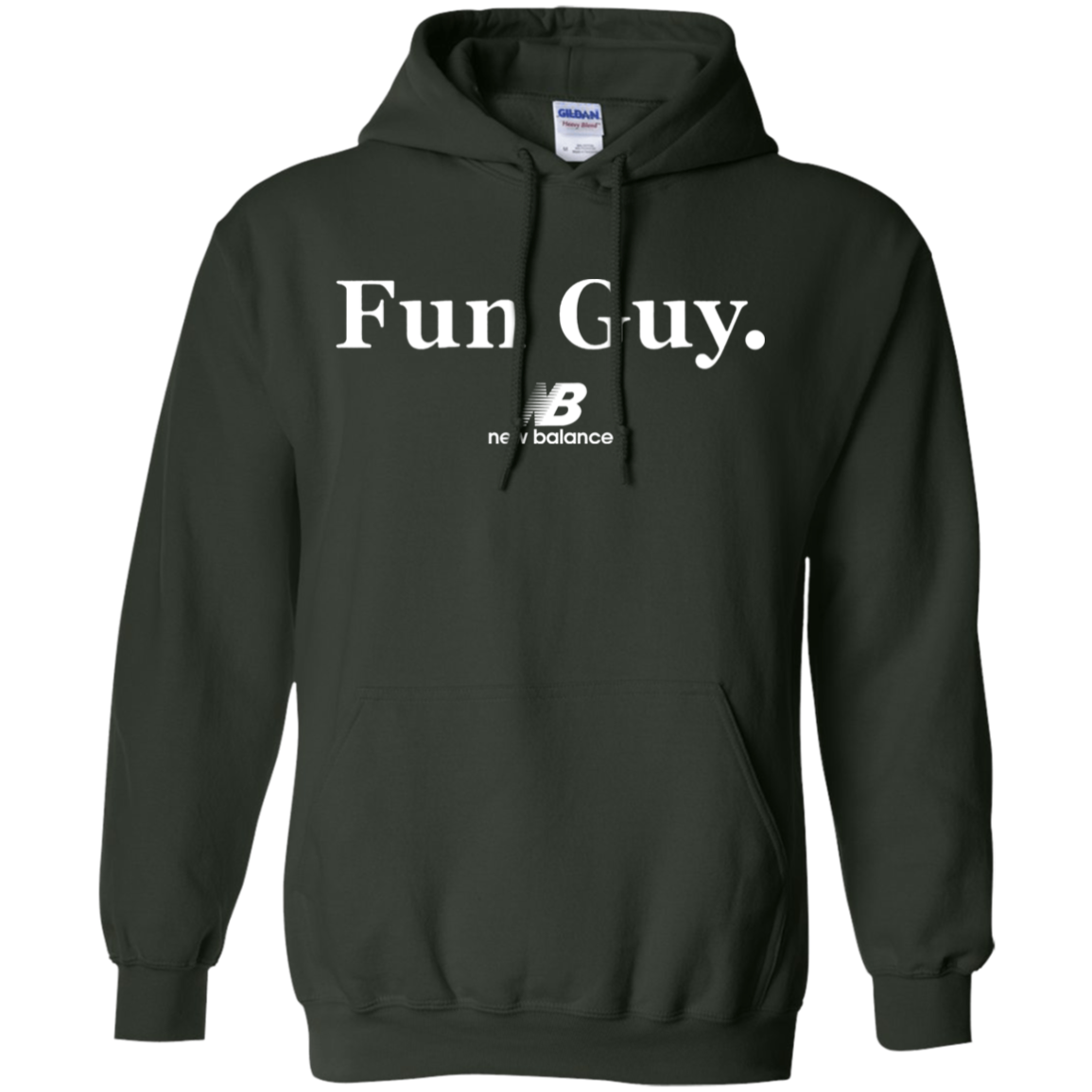 New Balance Fun Guy Hoodie - Forest Green / S - Sweatshirts