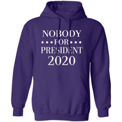 Nobody For President 2020 Hoodie - Purple - NINONINE