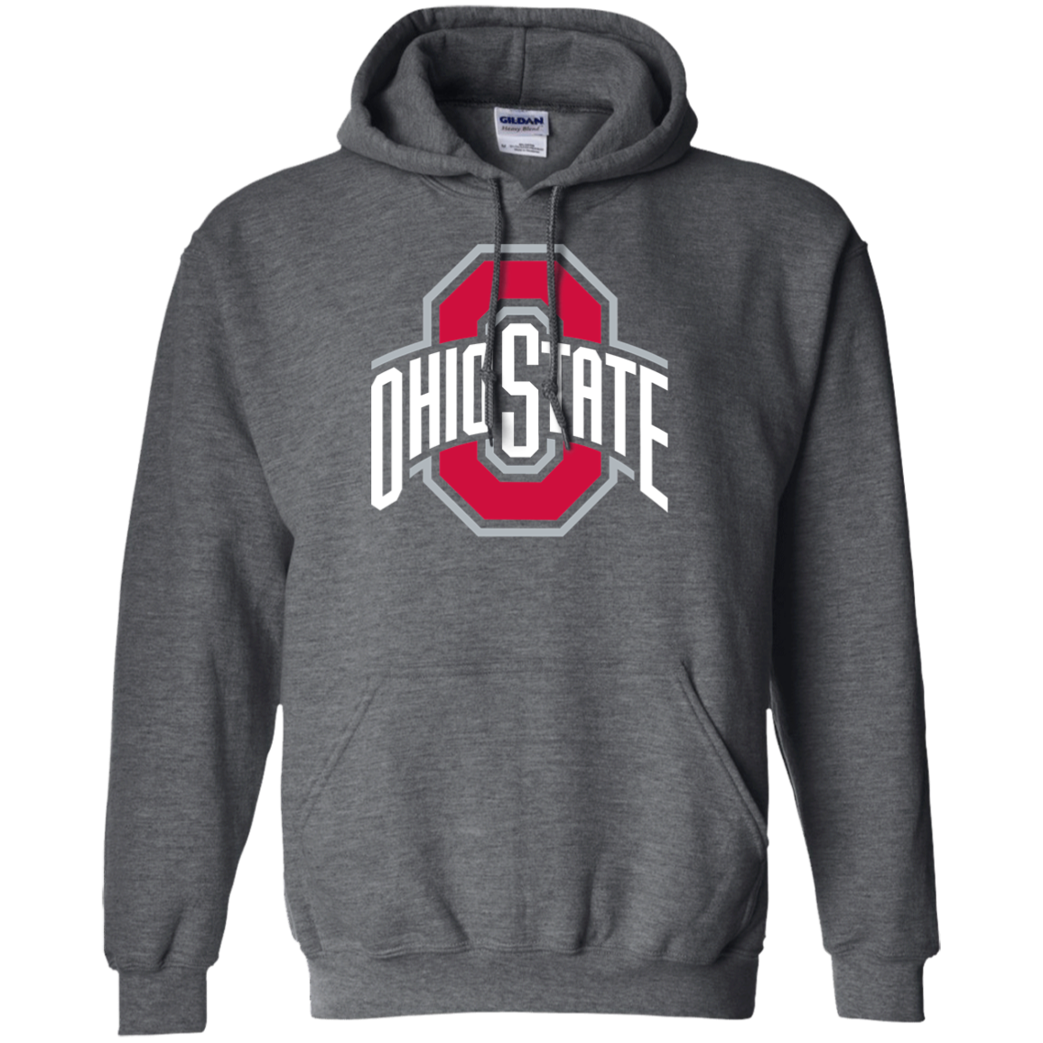 Ohio State Hoodie - Dark Heather - Shipping Worldwide - NINONINE