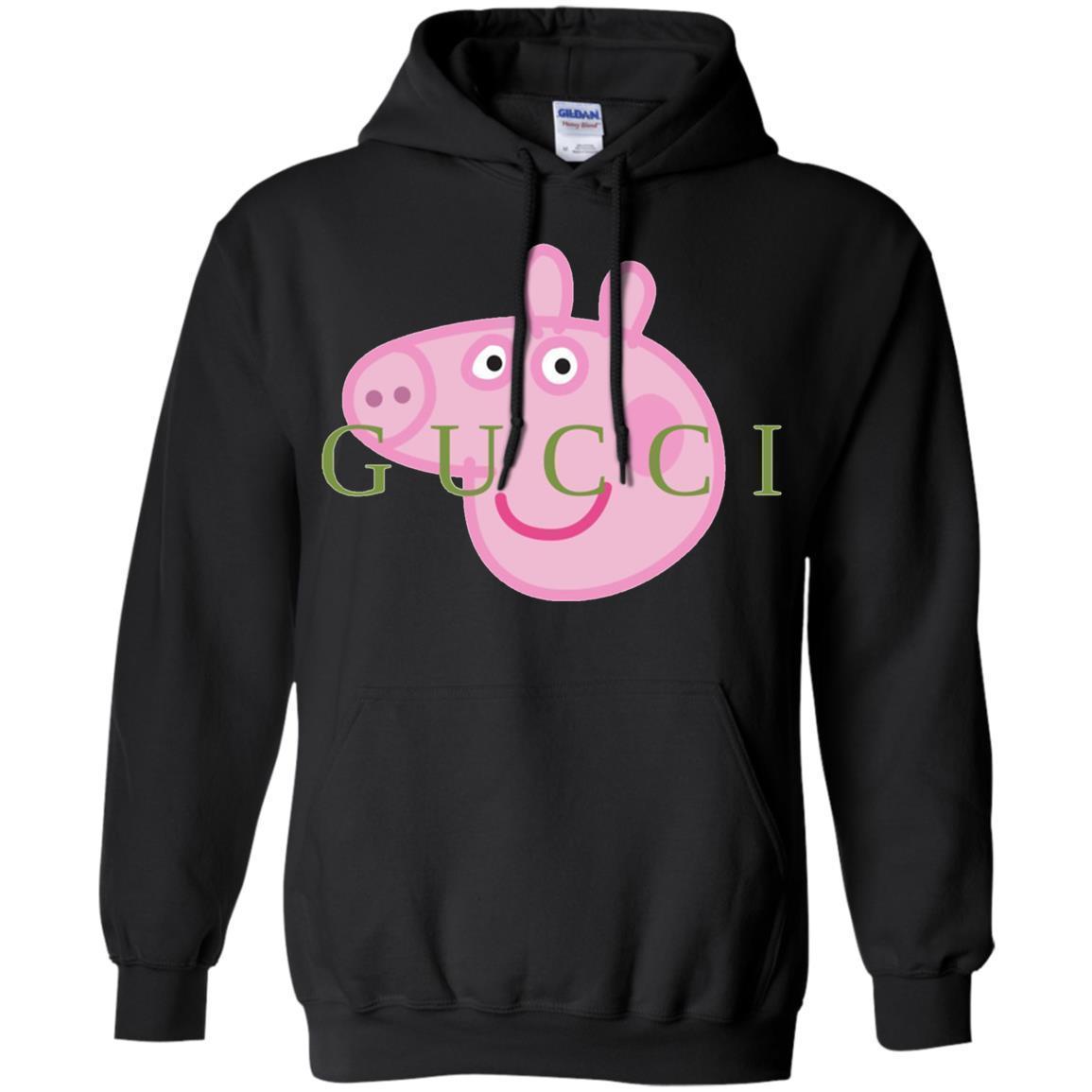 Peppa Pig Gucci Hoodie - Black / S - Sweatshirts