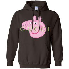 Peppa Pig Gucci Hoodie - Dark Chocolate / S - Sweatshirts