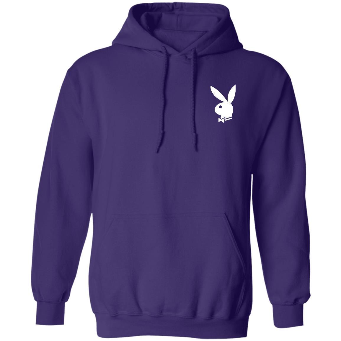 Playboy Hoodie Left Chest - Purple - NINONINE