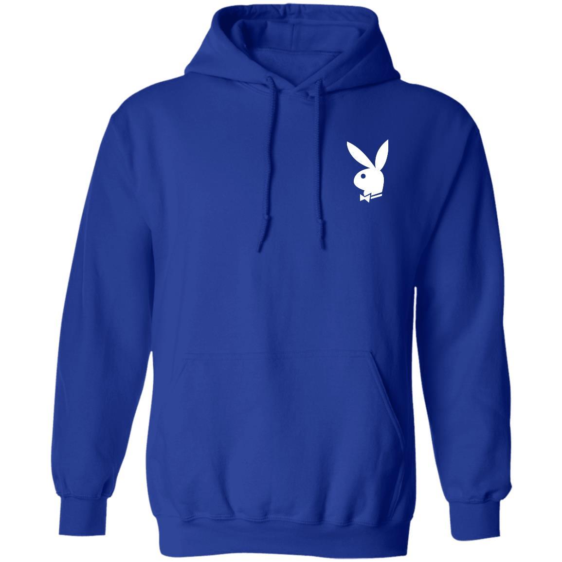 Playboy Hoodie Left Chest - Royal - NINONINE