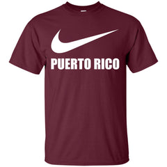 Puerto Rico Nike Shirt - Maroon / S - T-Shirts