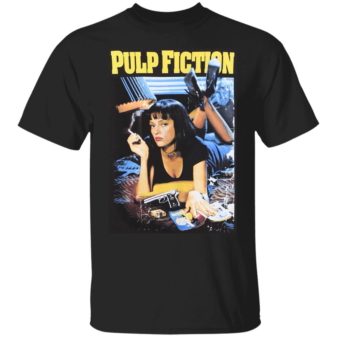 Pulp Fiction Shirt - Black - NINONINE