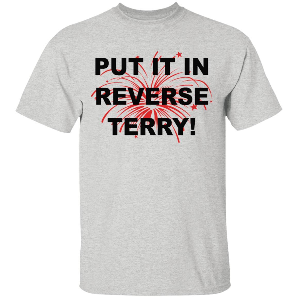 Put It In Reverse Terry Shirt - Ash - NINONINE