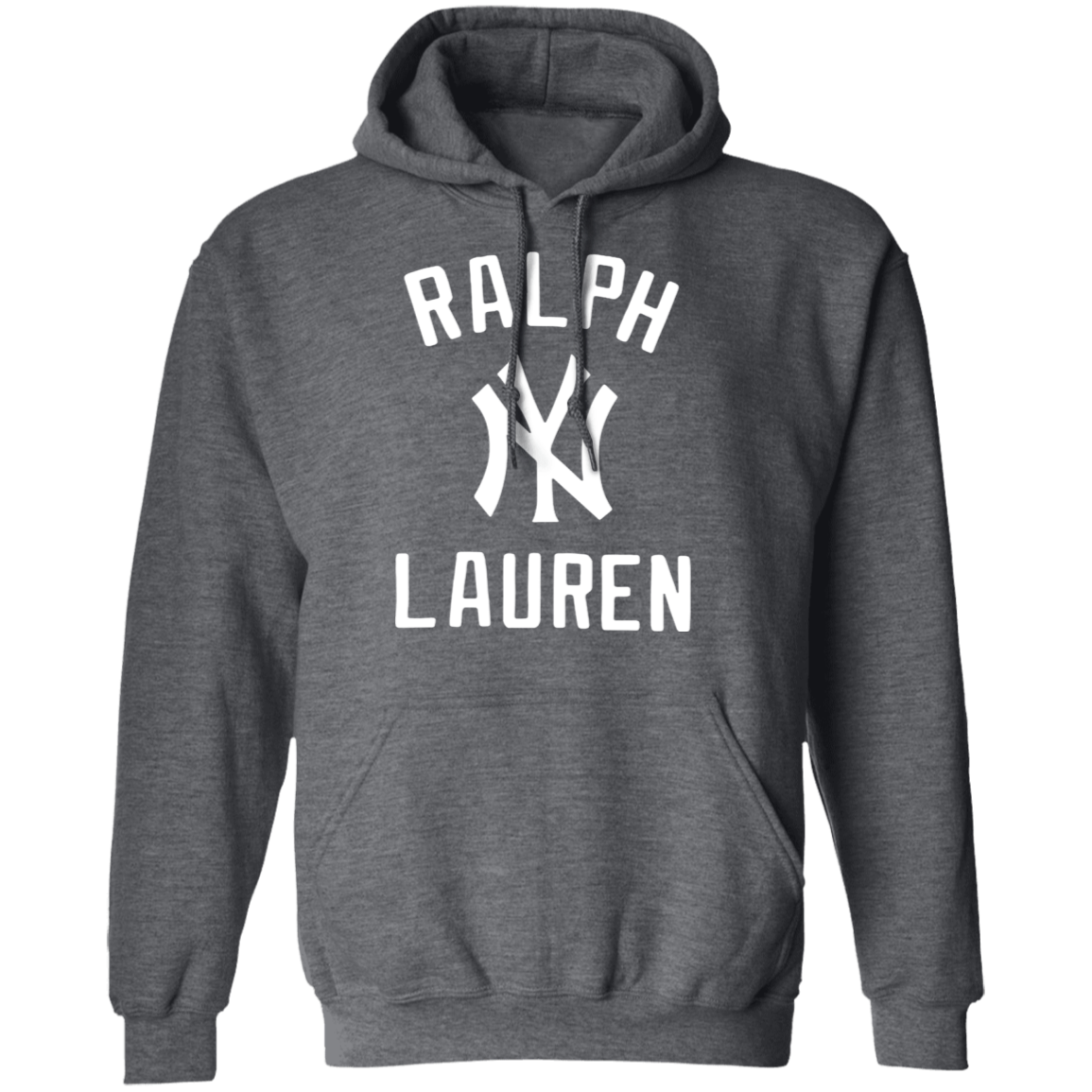 Ralph Lauren Yankees Hoodie-Dark Heather-S-NINONINE