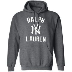 Ralph Lauren Yankees Hoodie-Dark Heather-S-NINONINE