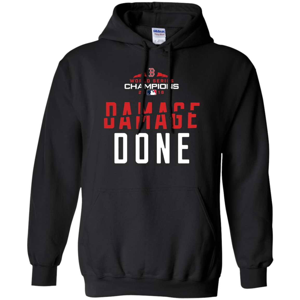 Red Sox Damage Done Hoodie - NINONINE