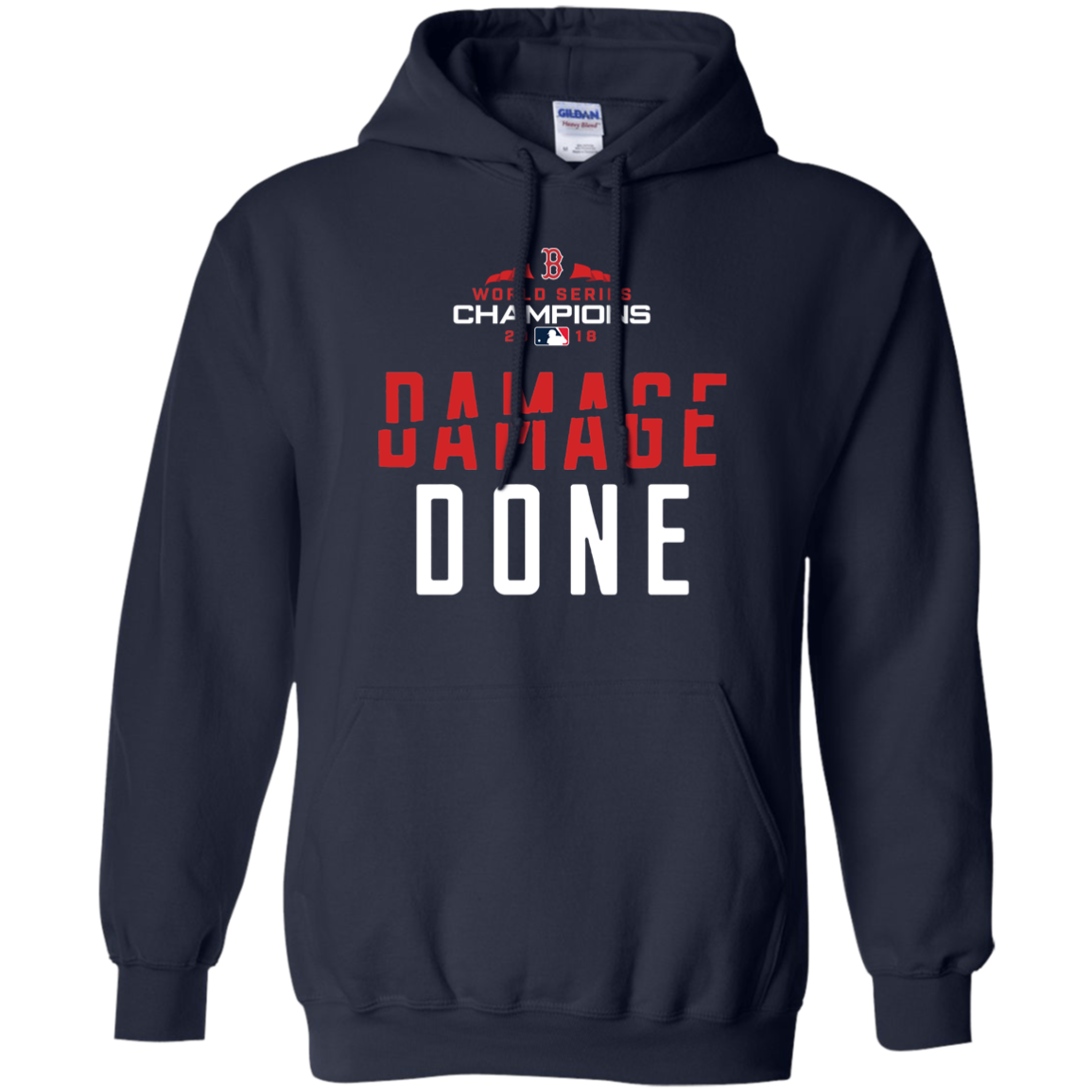 Red Sox Damage Done Hoodie - NINONINE