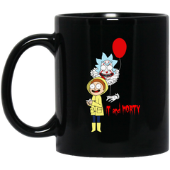 Rick And Morty It Clown And Morty Mug - NINONINE