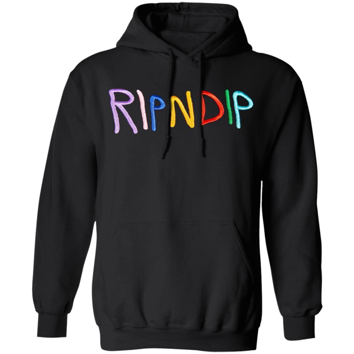 Rip N Dip Hoodie - Black - NINONINE