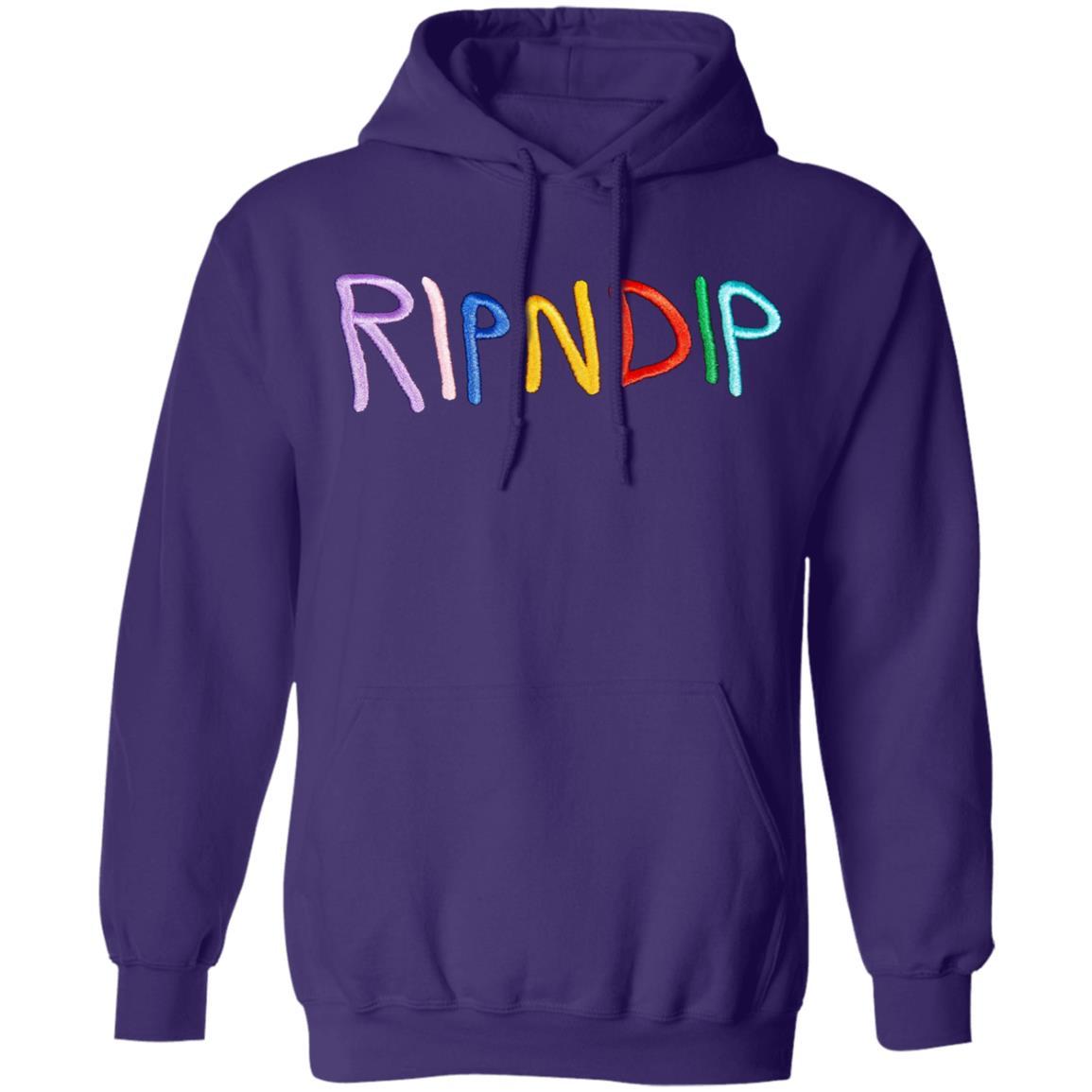 Rip N Dip Hoodie - Purple - NINONINE