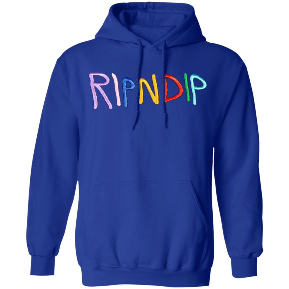 Rip N Dip Hoodie - Royal - NINONINE