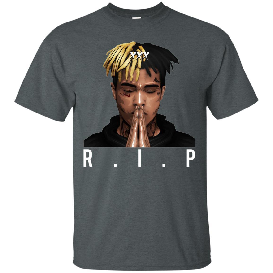 Rip XXXTentacion Shirt - Dark Heather / S - T-Shirts