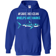 Save The Ocean Help Save Sharks Hoodie - NINONINE