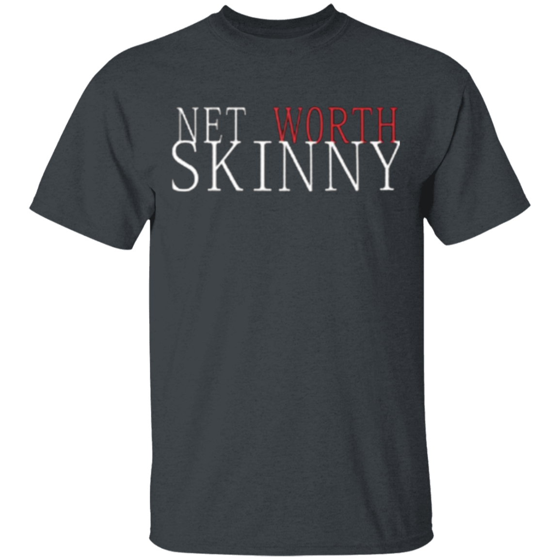 Skinny Shirt Shark Tank-Dark Heather-S-NINONINE