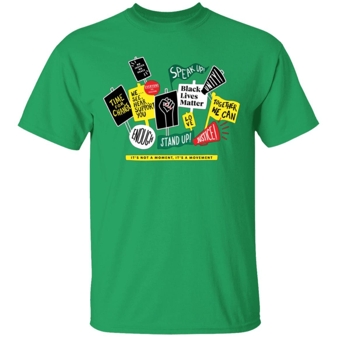 Starbucks Black Lives Matter Shirt - Irish Green - NINONINE