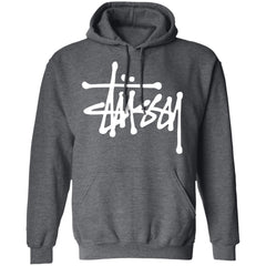 Stussy Hoodie - Dark Heather - NINONINE