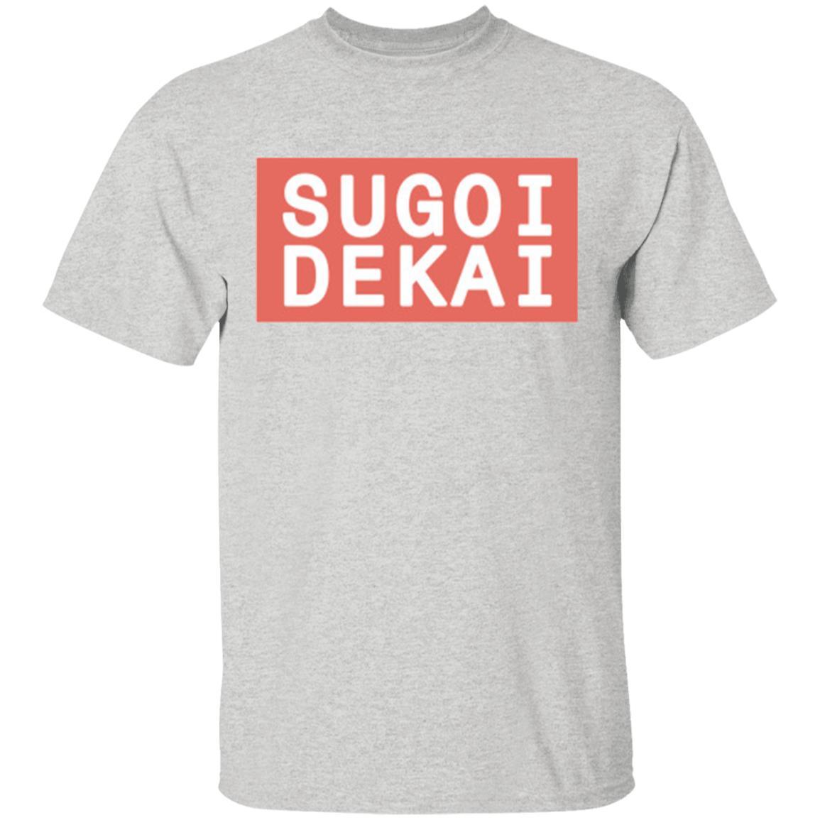 Sugoi Dekai Shirt - Ash - NINONINE